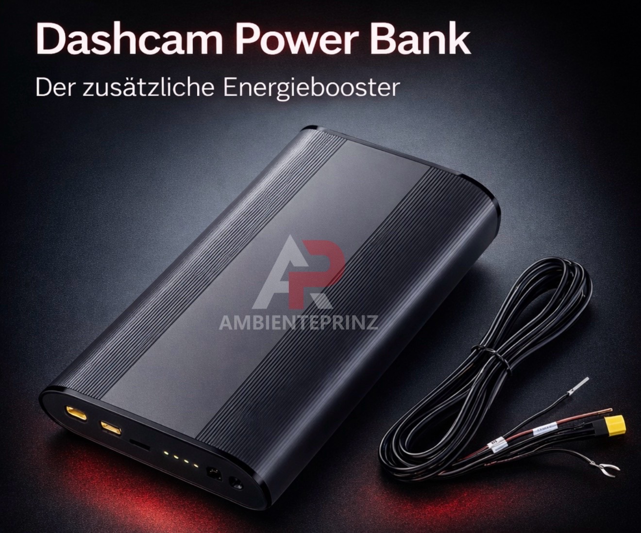 Dashcam Power Booster Puffer 12v 96Wh 7500 mAh Parkmodus Verlängerung inkl. Einbau - (Einbauort: Triftstrasse 37/38, 13509 Berlin-Reinickendorf)