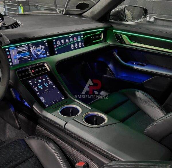 Ambientebeleuchtung für Porsche Taycan Baujahr (2020-2024) inkl. Einbau (Nachrüstung)