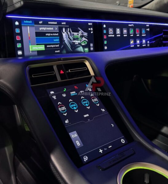 Ambientebeleuchtung für Porsche Taycan Baujahr (2020-2024) inkl. Einbau (Nachrüstung)