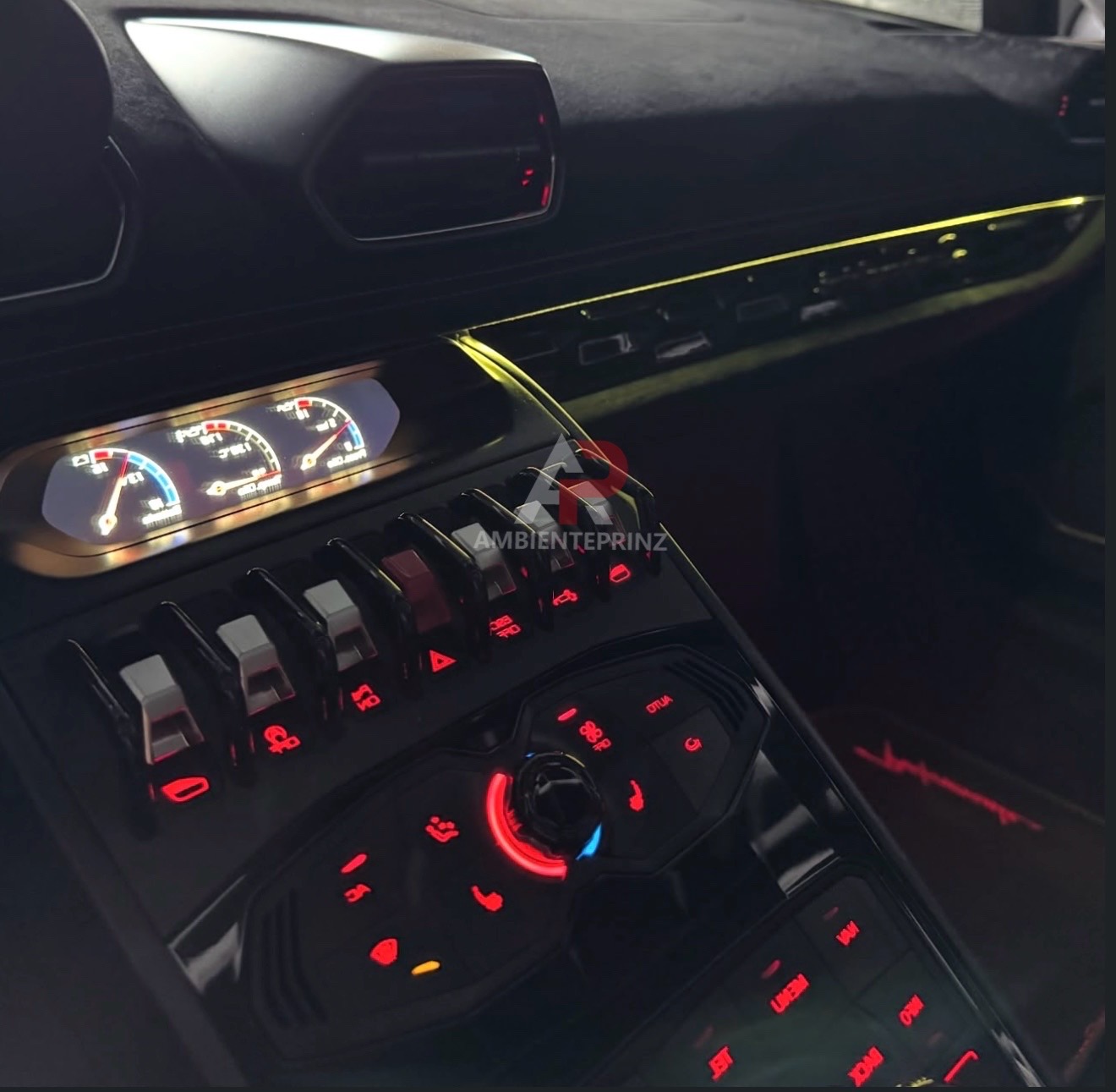 Ambientebeleuchtung für Lamborghini Huracan inkl. Einbau (Nachrüstung)