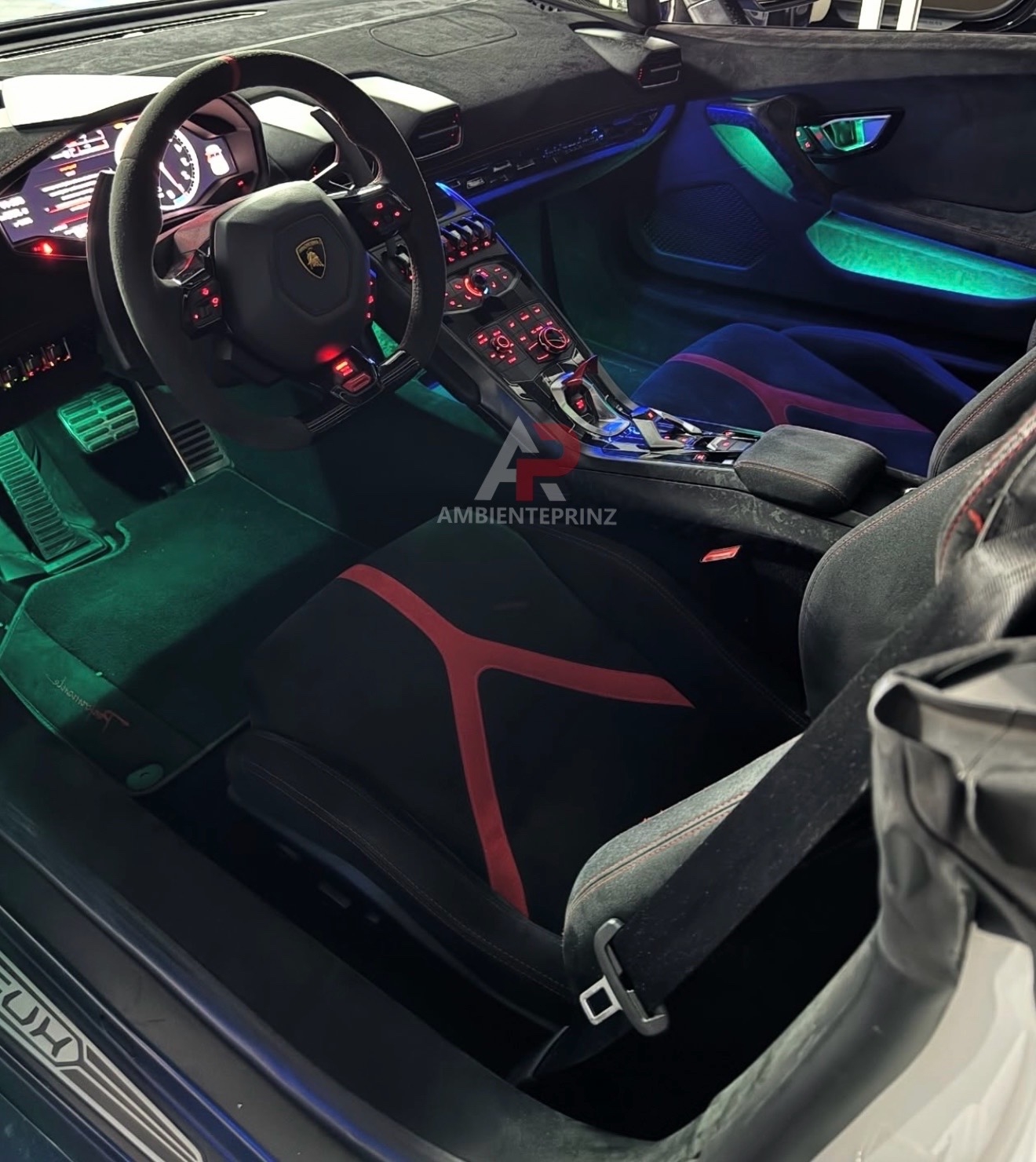 Ambientebeleuchtung für Lamborghini Huracan inkl. Einbau (Nachrüstung)