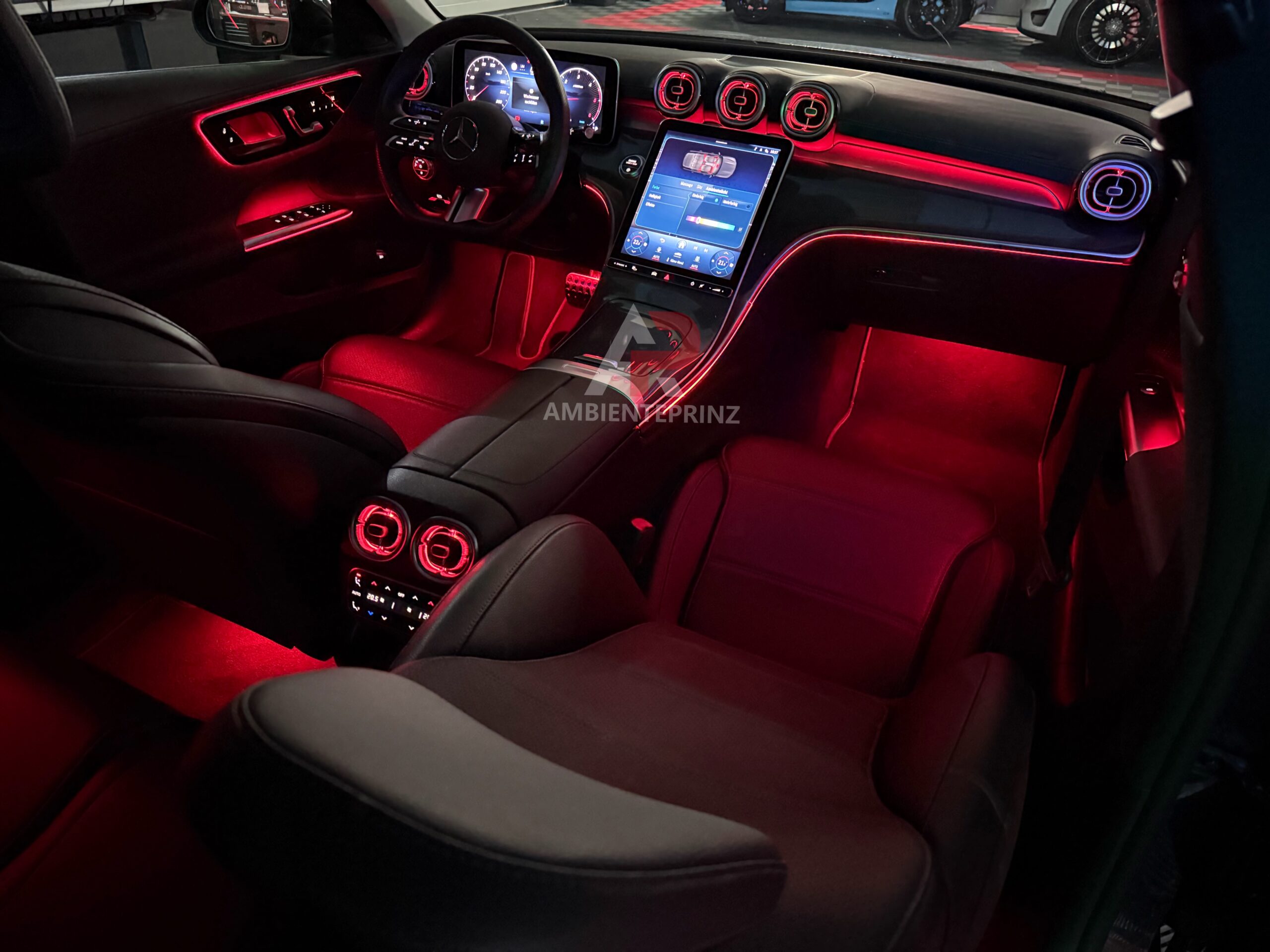 Ambientebeleuchtung für Mercedes GLC X254 C254 Premium Plus inkl. Einbau (Nachrüstung)