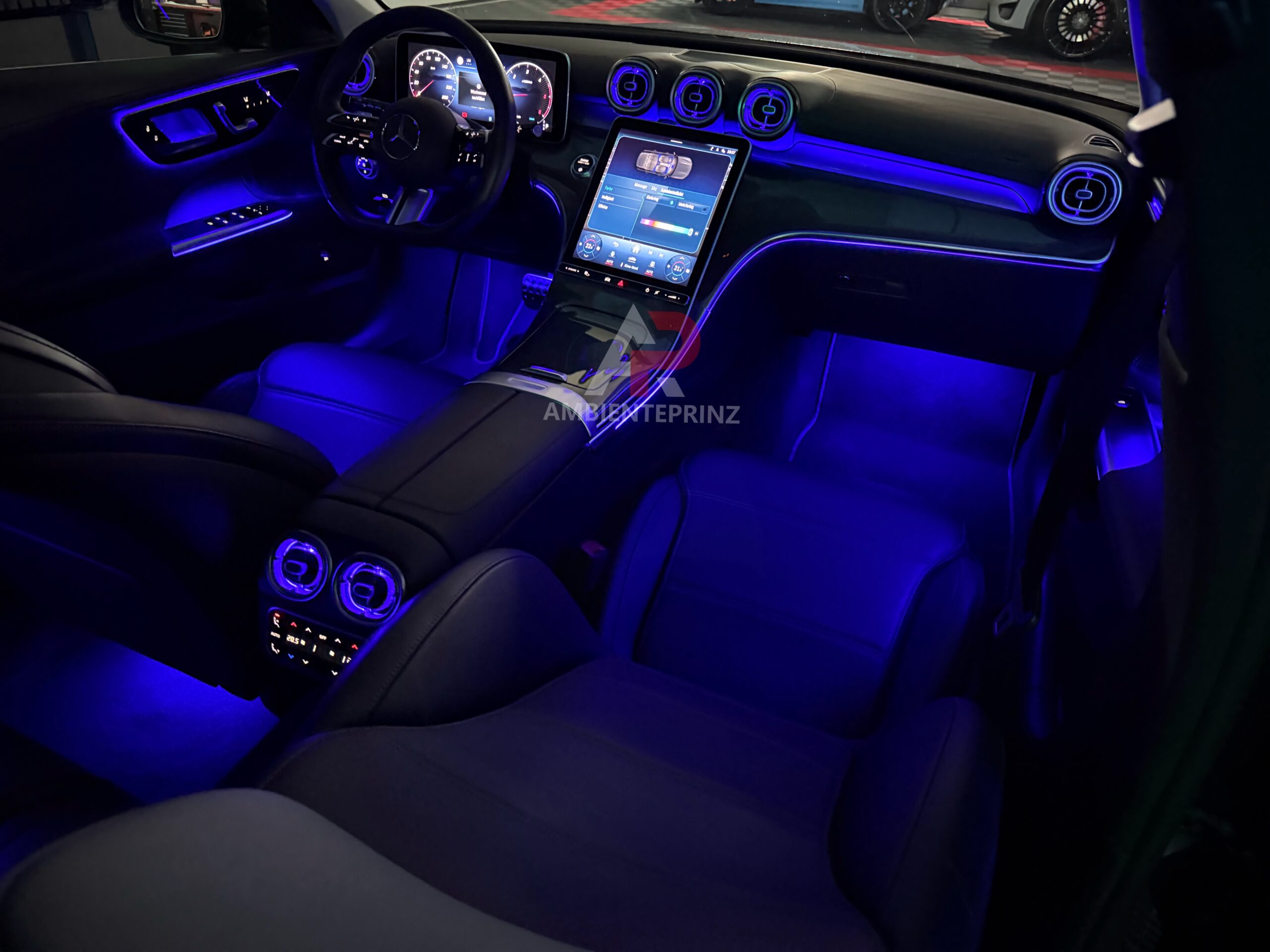 Ambientebeleuchtung für Mercedes GLC X254 C254 Premium Plus inkl. Einbau (Nachrüstung)
