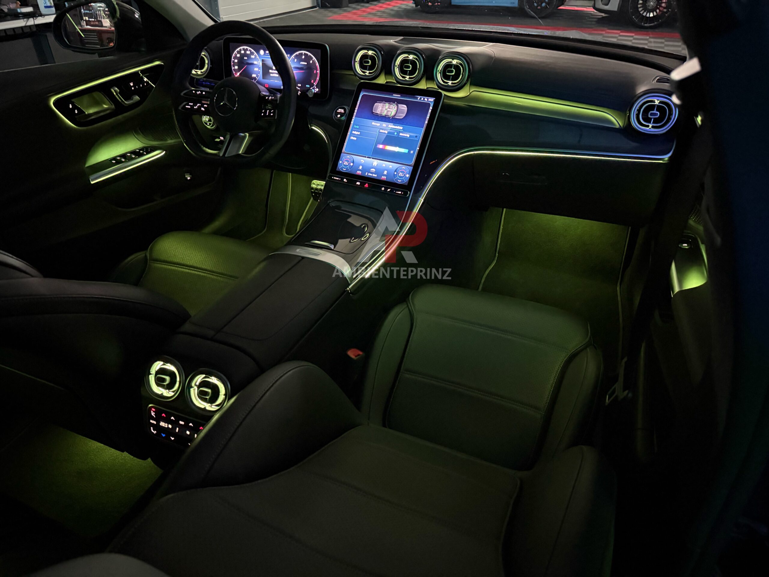 Ambientebeleuchtung für Mercedes GLC X254 C254 Premium Plus inkl. Einbau (Nachrüstung)